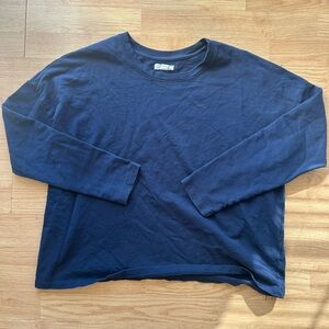 Madewell Dark Blue Crew Neck Shirt